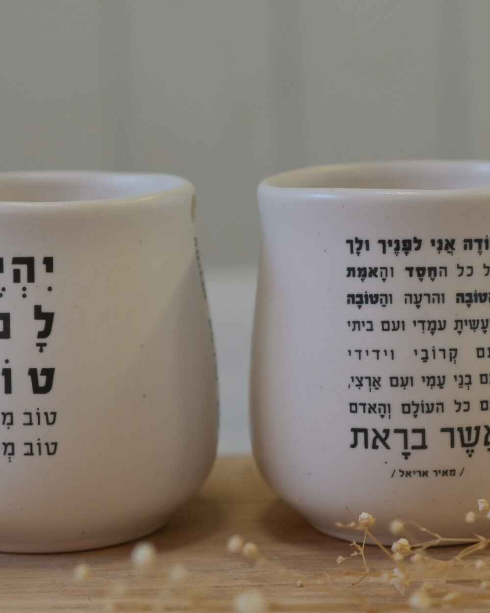 זוג ספלים | דגם מאיר